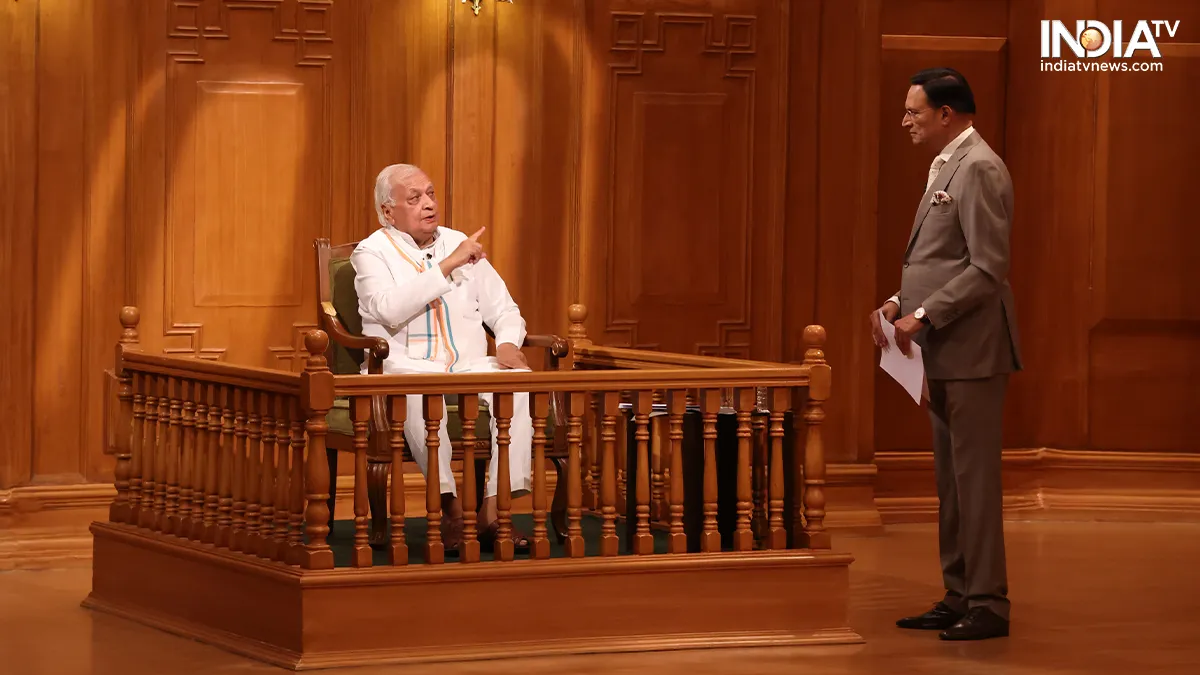 Aap ki adalat, arif mohammad khan