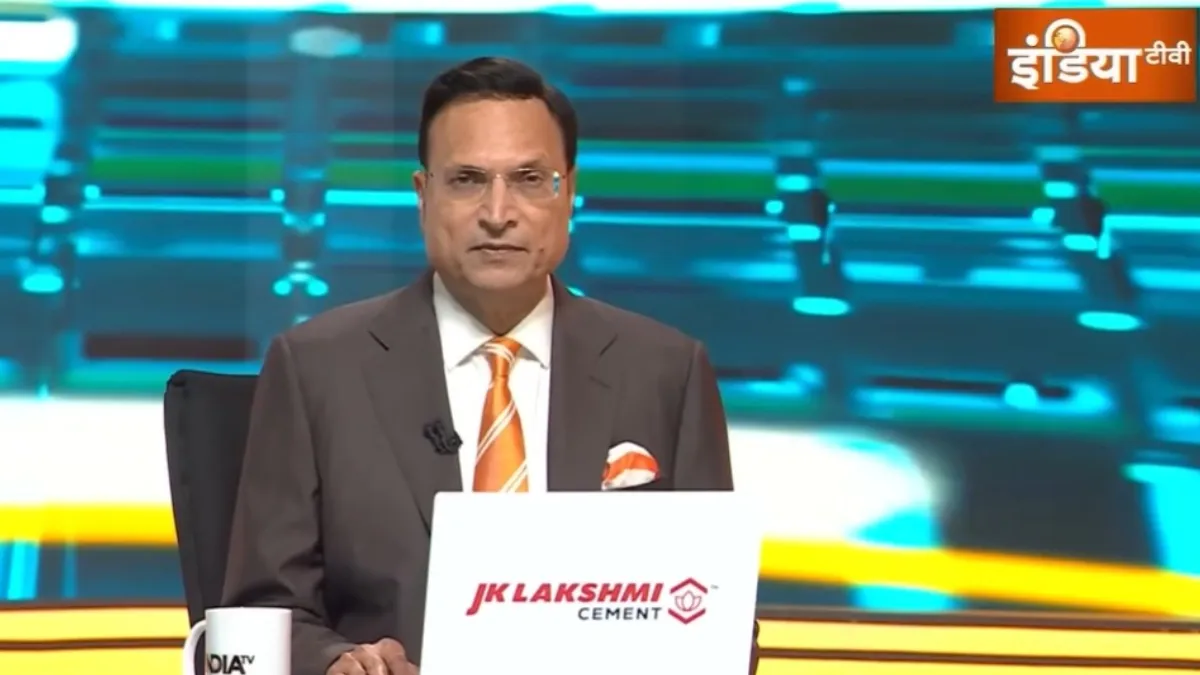 इंडिया टीवी के चेयरमैन एवं एडिटर-इन-चीफ रजत शर्मा।