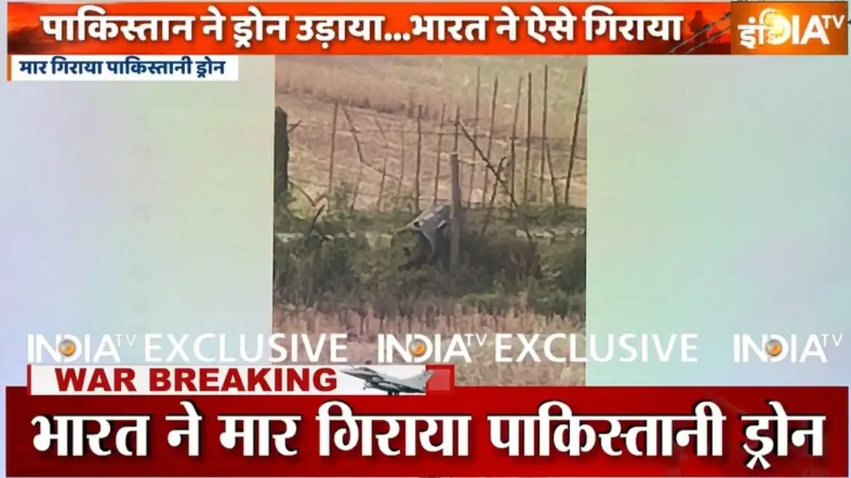 बठिंडा में ध्वस्त पाकिस्तानी ड्रोन- India TV Hindi