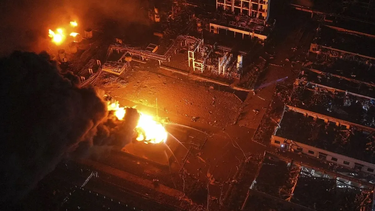 चीन रासायनिक संयंत्र में हुआ विस्फोट (सांकेतिक तस्वीर)