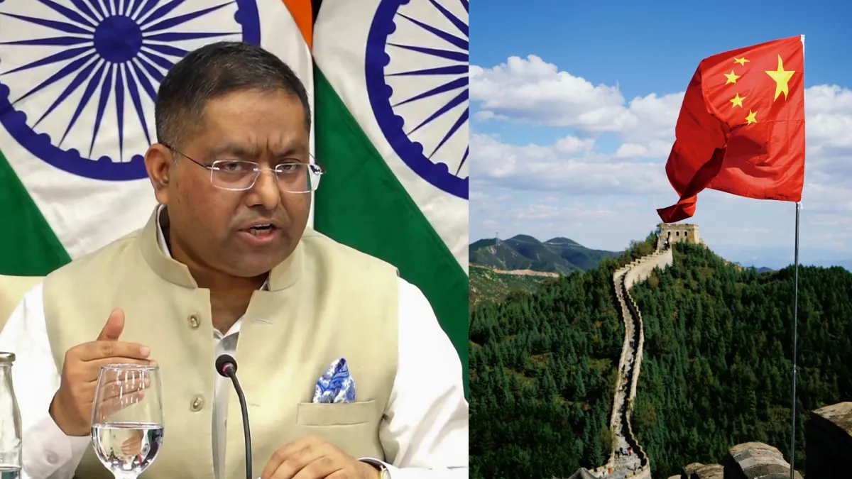 India's strict message to China.