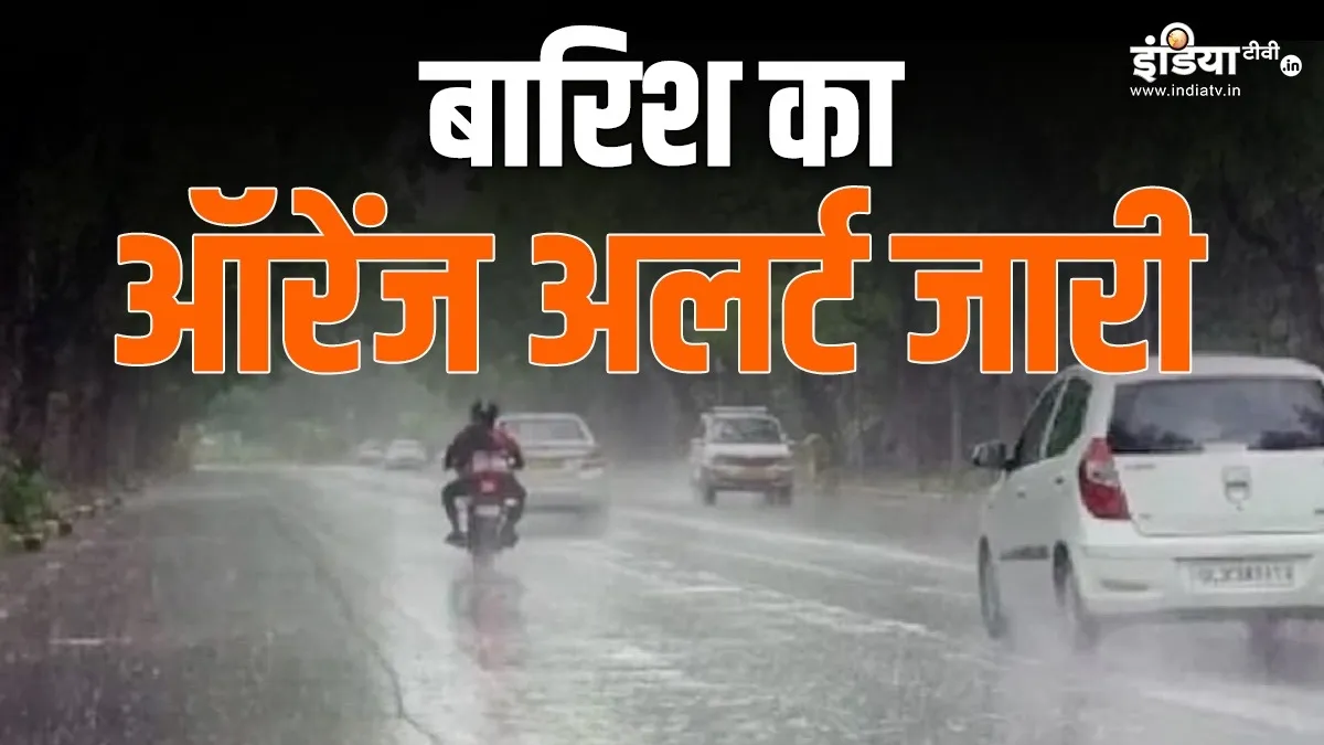 delhi orange alert weather update