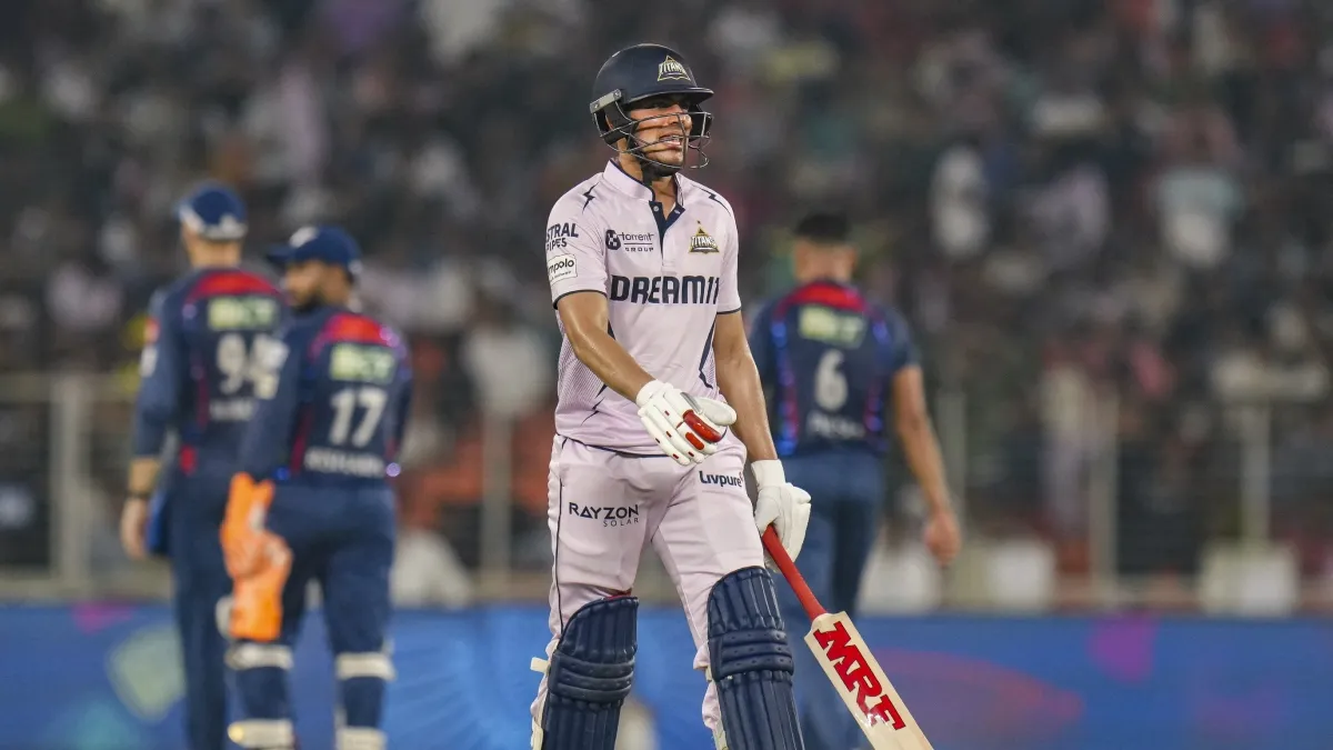 Shubman Gill returning to the pavilion after being dismissed