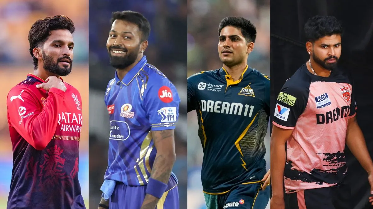 Rajat Patidar, Hardik Pandya, Shubman Gill, Shreyas Iyer