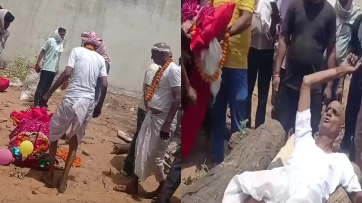 koltputli son fight mother funeral- India TV Hindi