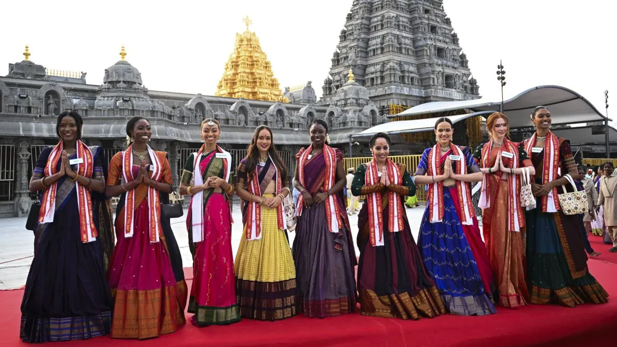 Miss World 2025, Lakshmi Narasimha Temple, Yadagirigutta