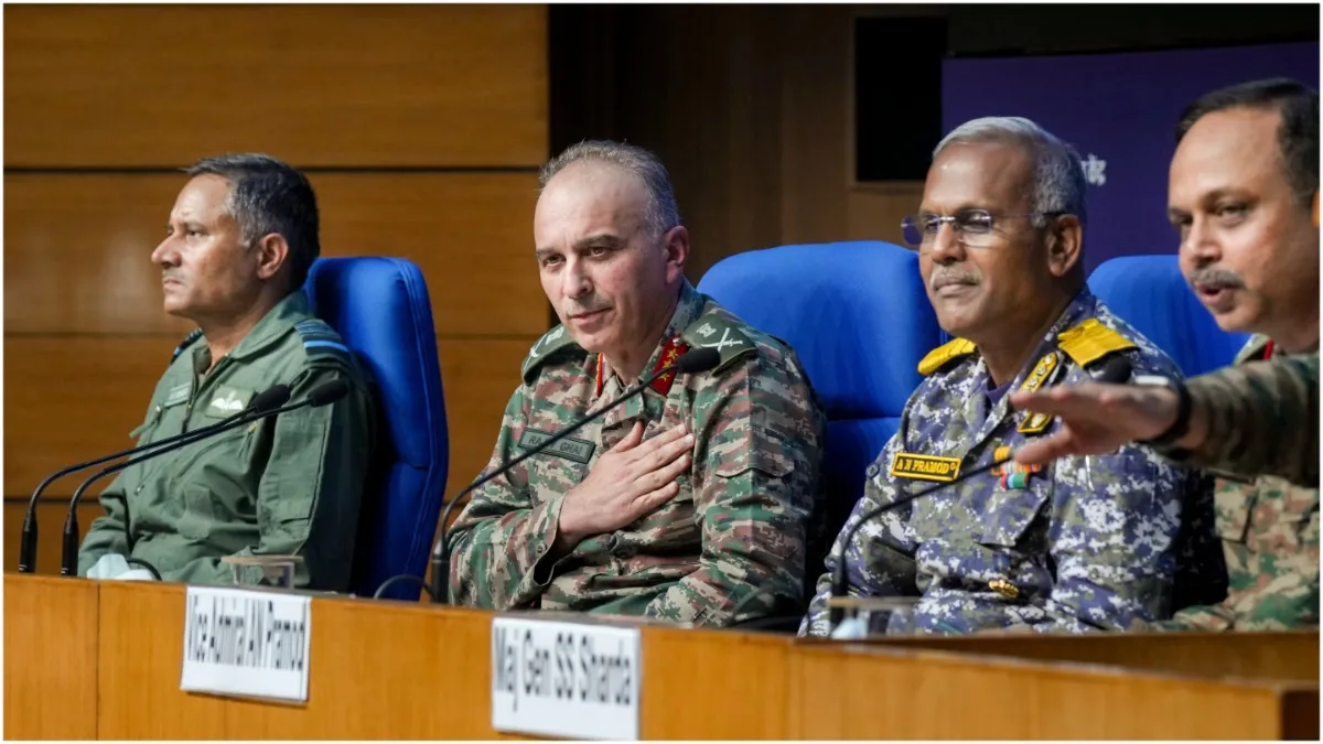 India Armed Forces dgmo press confrence