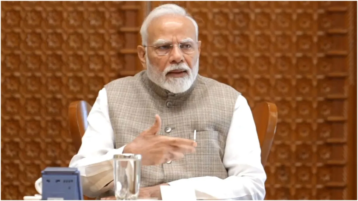 high-level meeting is being held under the leadership of PM Narendra Modi including the Defense Mini- India TV Hindi