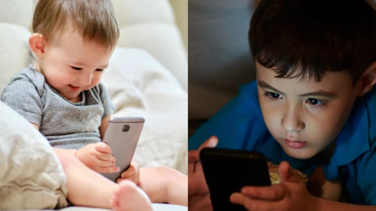 Mobile addiction affects children
