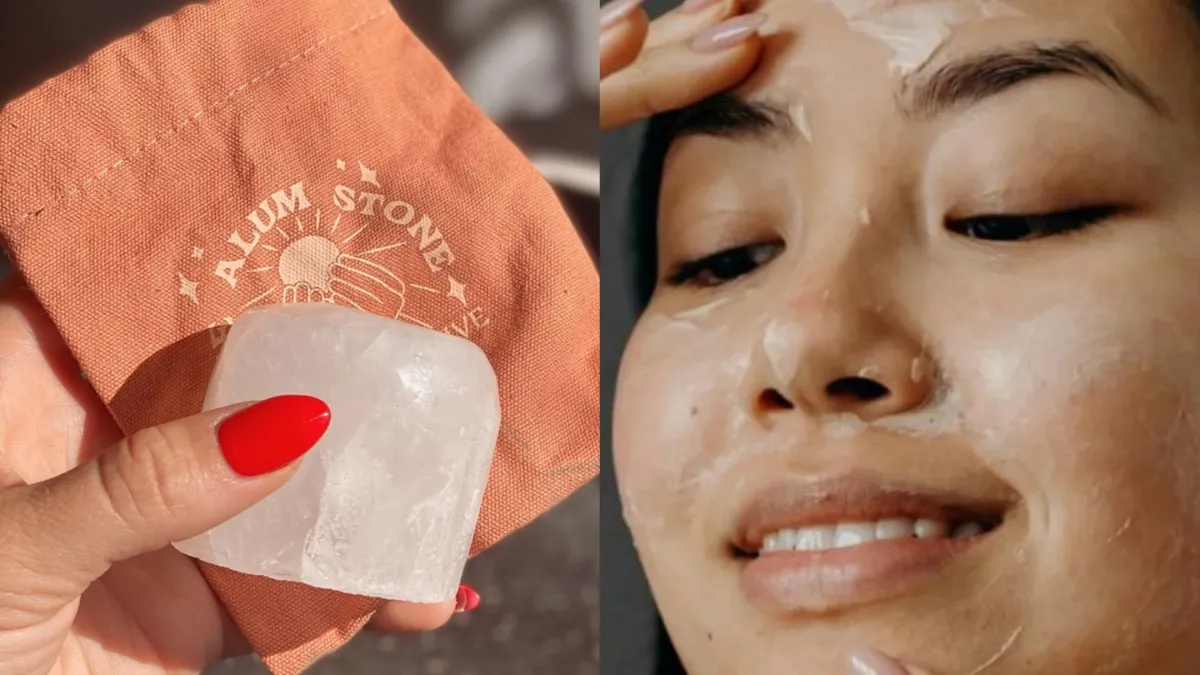 The right time to apply alum on the face in summer