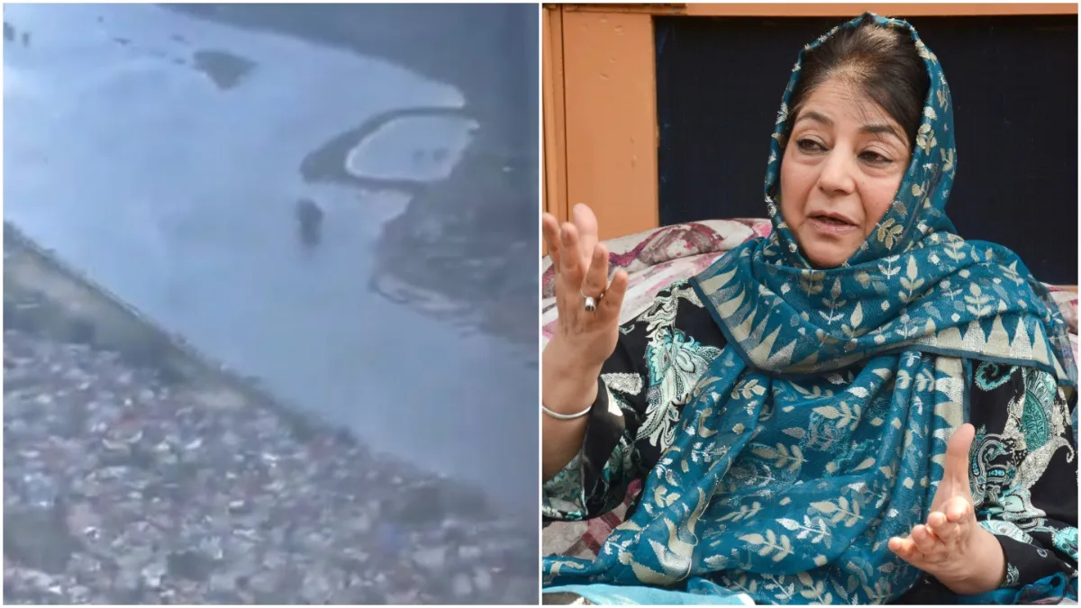 Mehbooba Mufti got angry on Omar Abdullahs statement said his statement is irresponsible- India TV Hindi