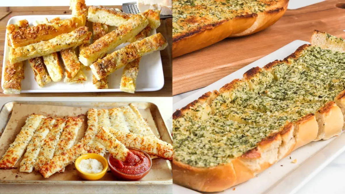 Cheese garlic bread