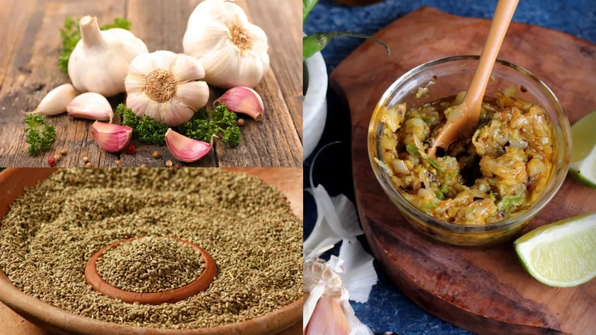 Garlic, chilli and celery sauce