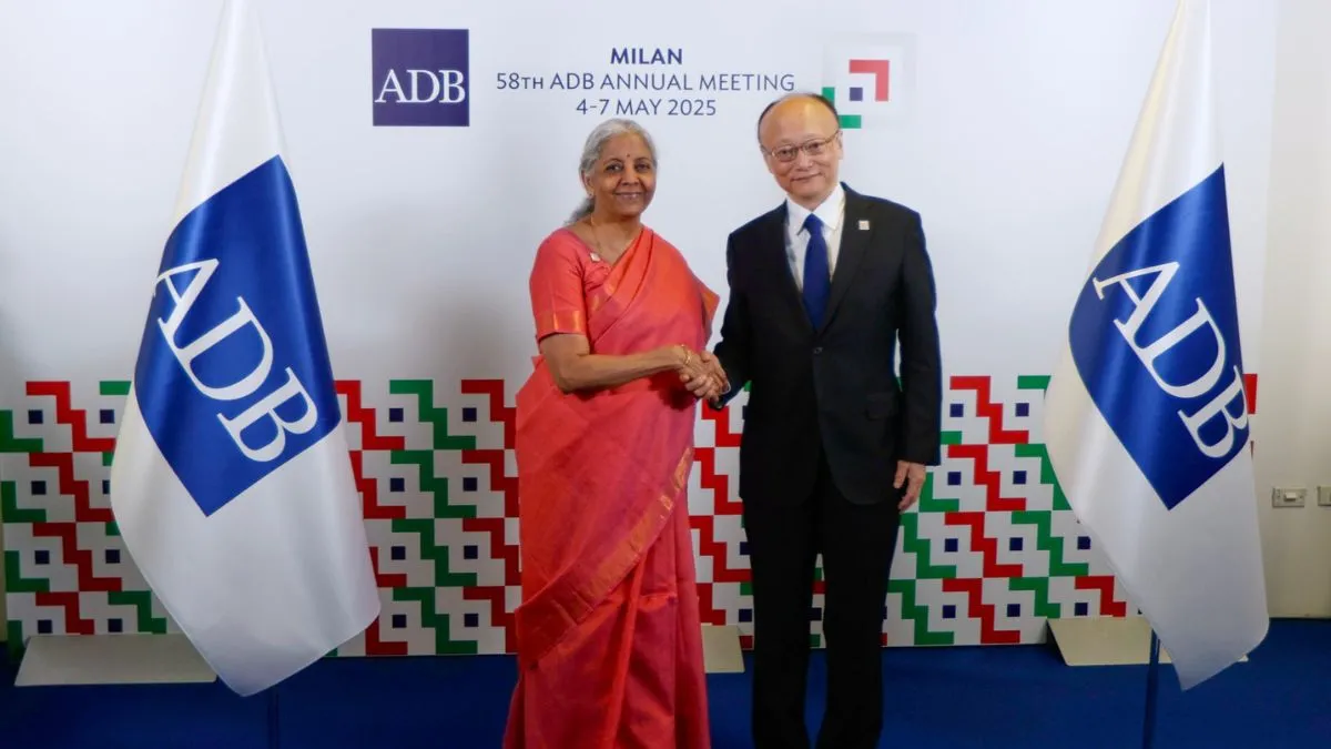 Nirmala Sitharaman, Asian development bank, italy, italy finance minister Giancarlo Giorgetti, adb, - India TV Paisa