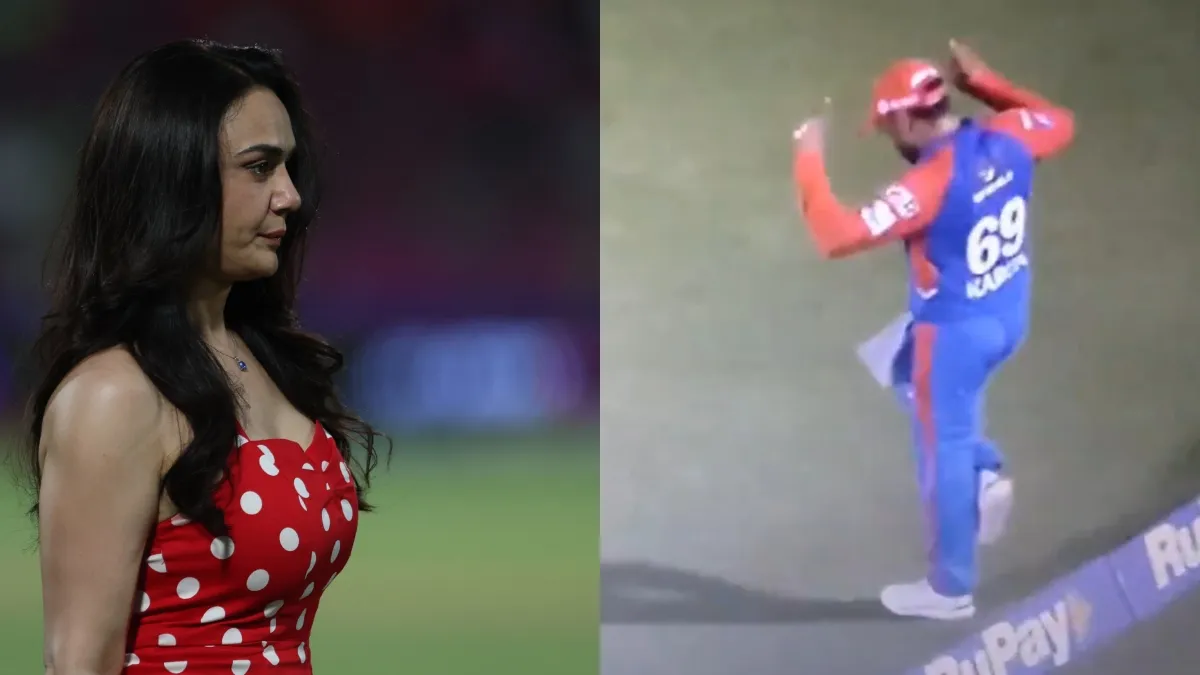 Preity Zinta and Karun Nair
