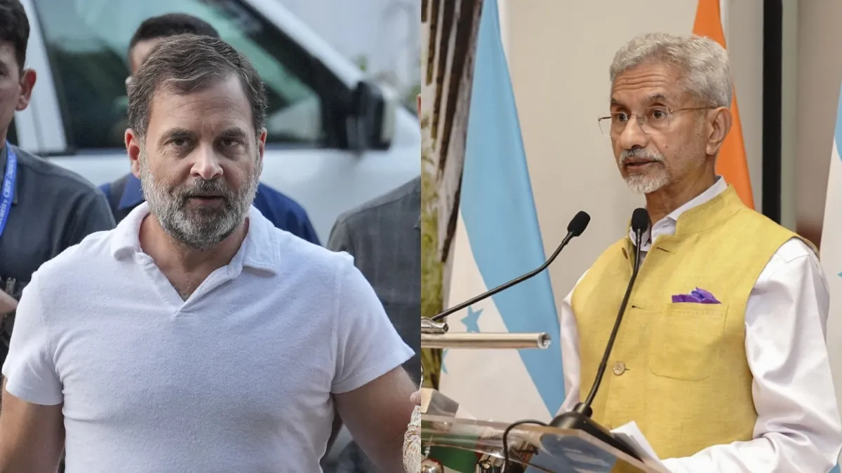 Rahul gandhi and S jaishankar