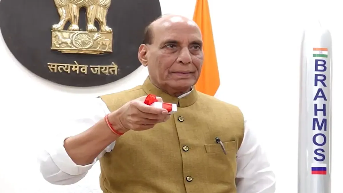India's Defense Minister Rajnath Singh