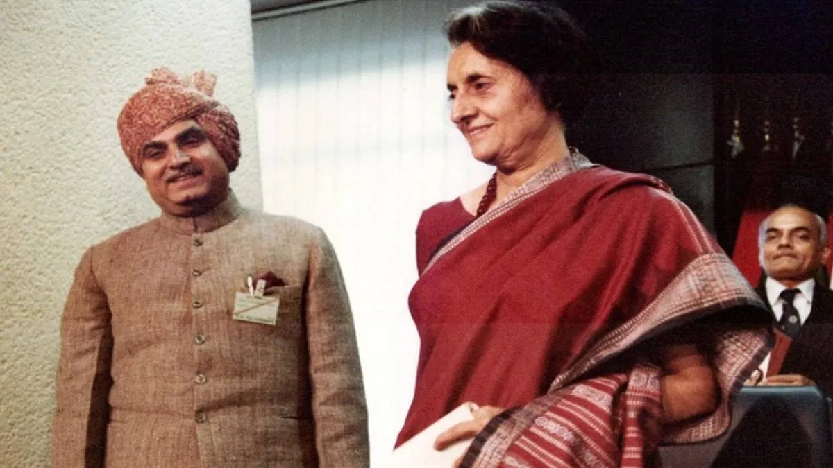 इंदिरा गांधी के साथ...