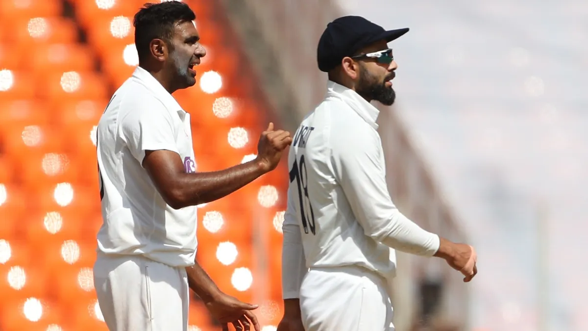 Ravichandran Ashwin and Virat Kohli