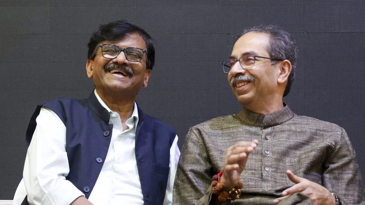 Sanjay Raut and Uddhav thackrey