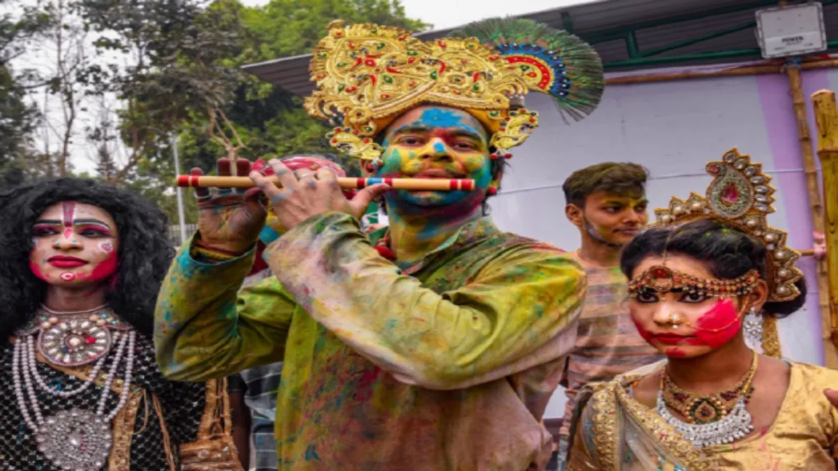 Krishna avatar of Tej Pratap