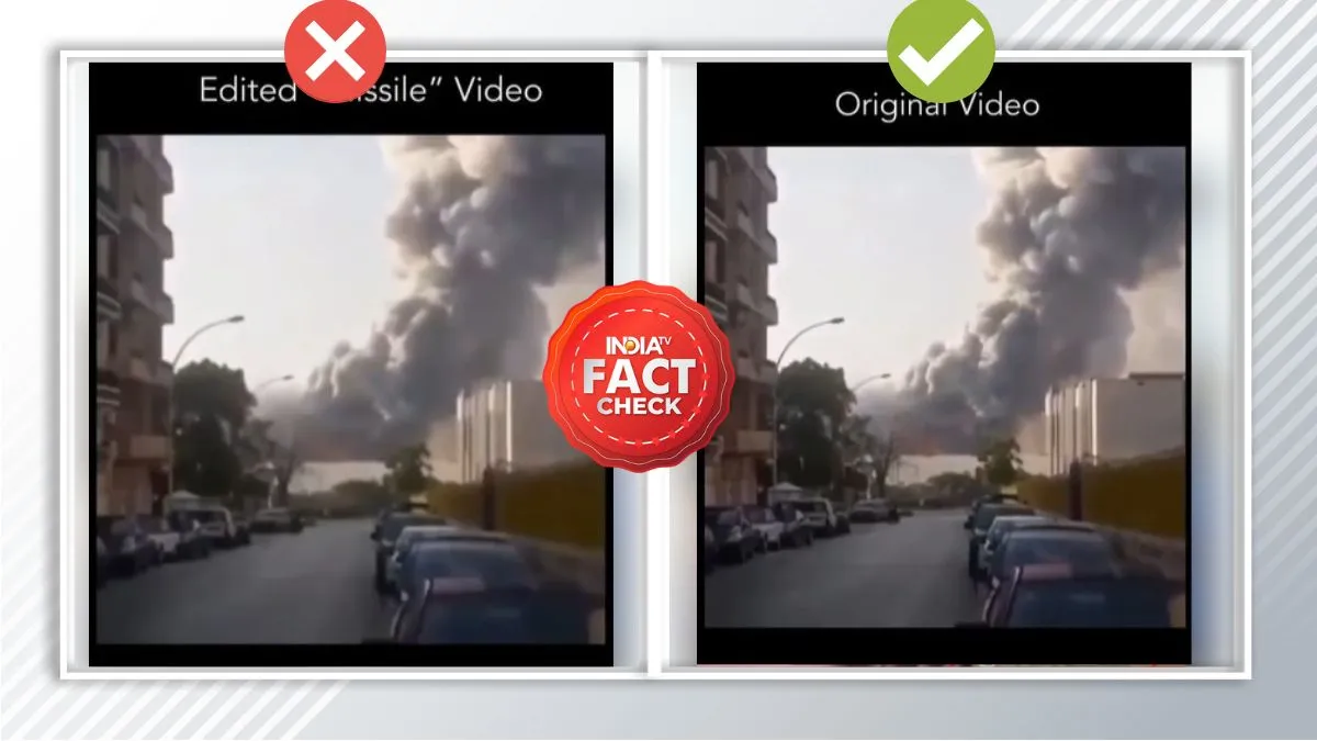 Fact Check Did Pakistan launch a missile attack on India Video being shared with fake claim- India TV Hindi