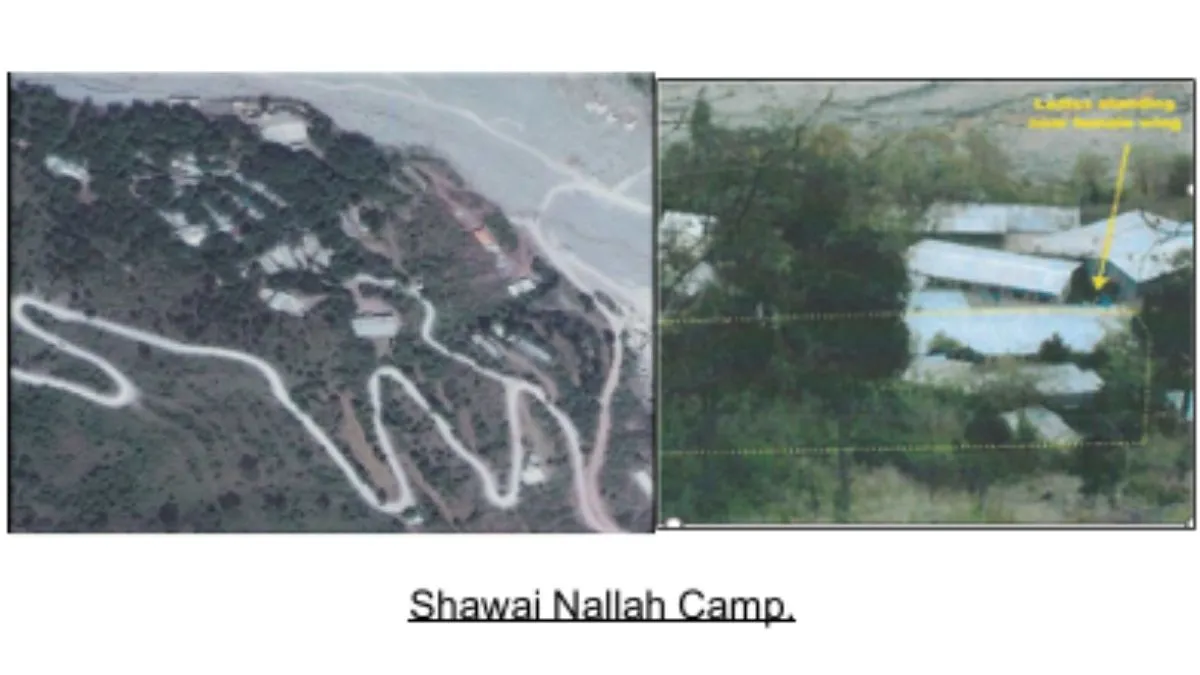 सेना का पहला निशाना रहा सवाई नाला कैंप। 