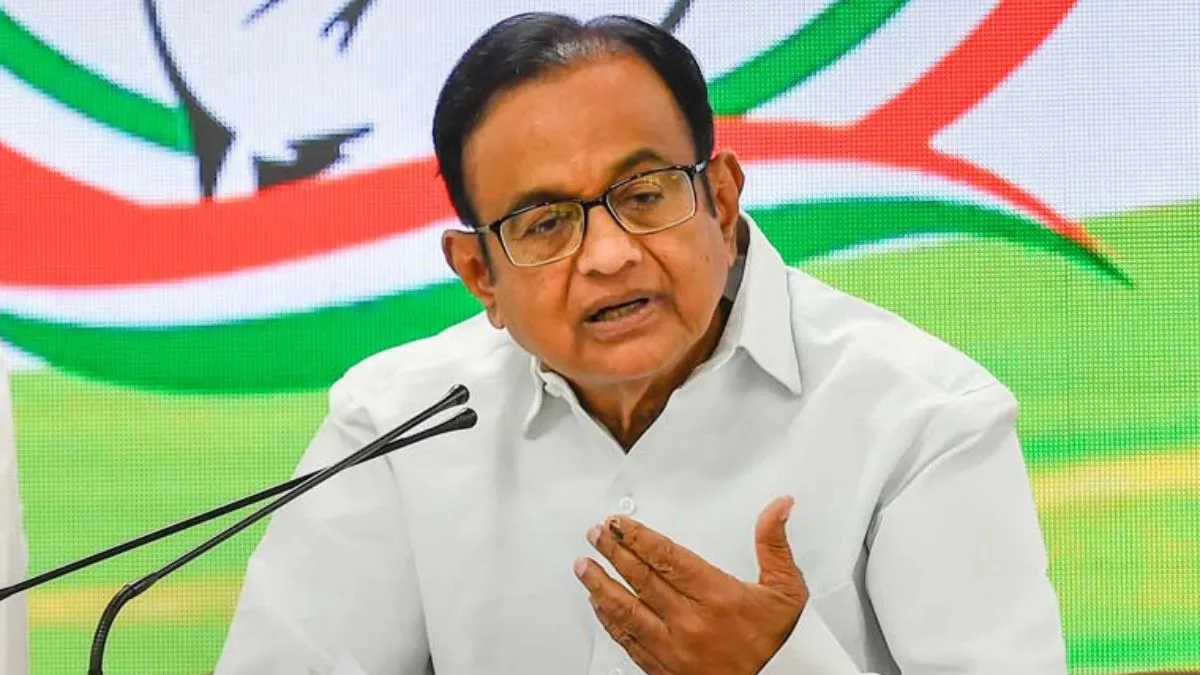 Congress leader P Chidambaram