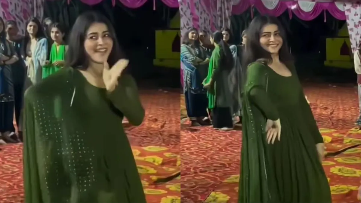 शादी में डांस करती लड़की