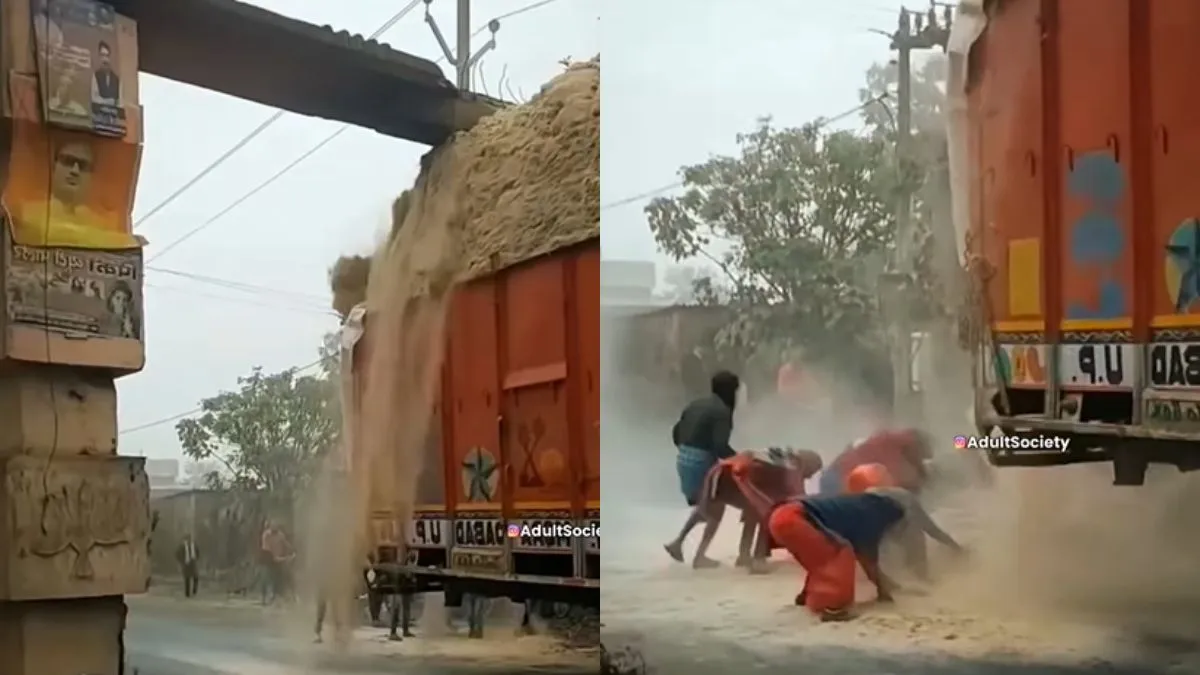 चारा लूटने दौड़े लोग- India TV Hindi