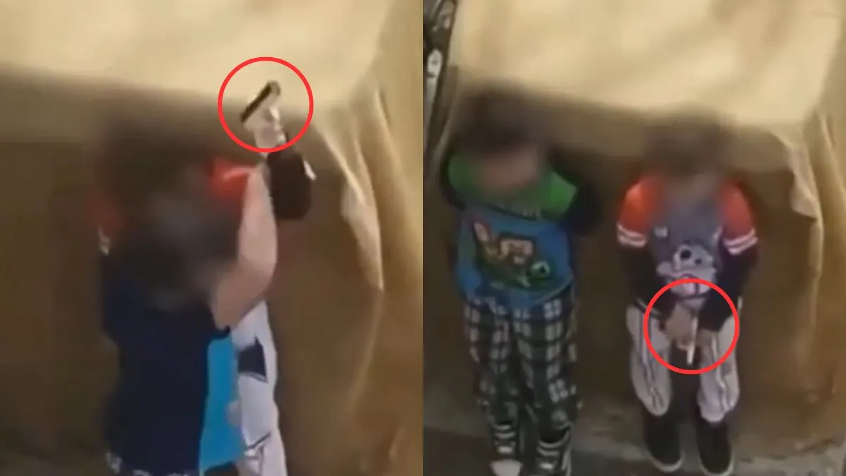 Screenshot of viral video