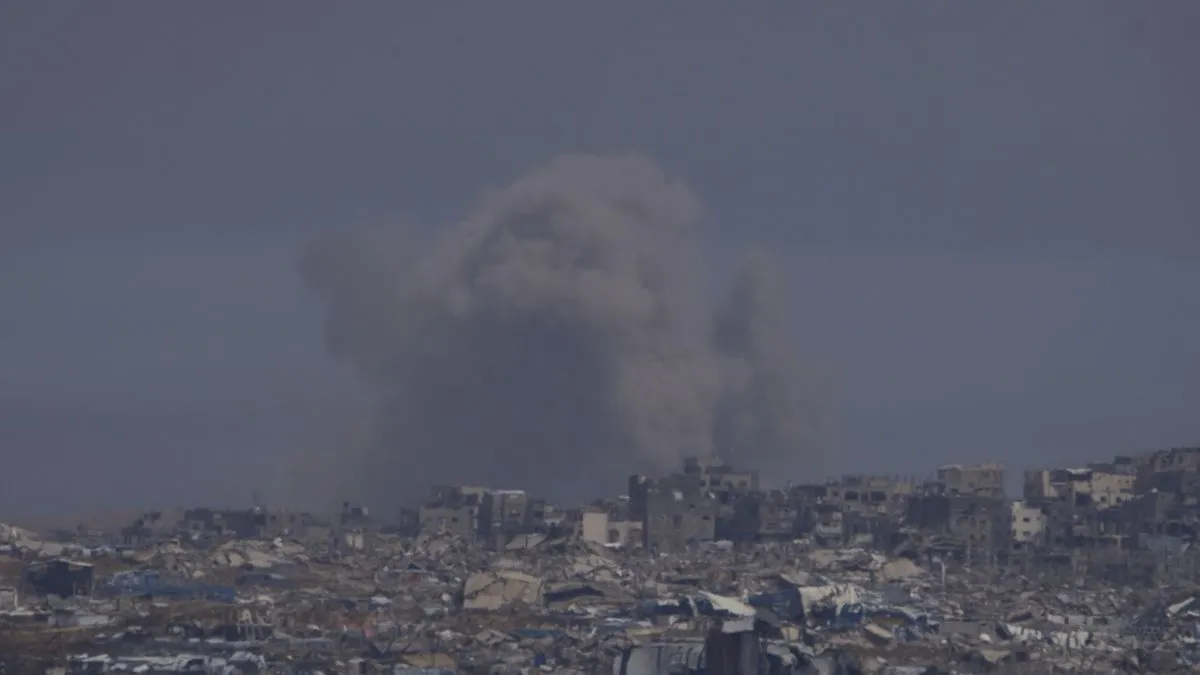 A view of attack by Israeli Army in Gaza (File)