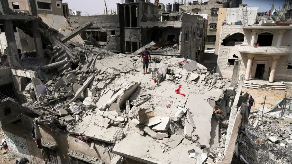 गाजा पर इजरायली हमला। - India TV Hindi