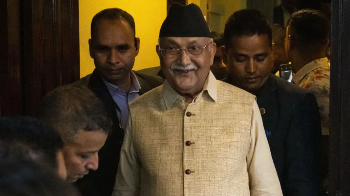 केपी शर्मा ओली, नेपाल के प्रधानमंत्री।