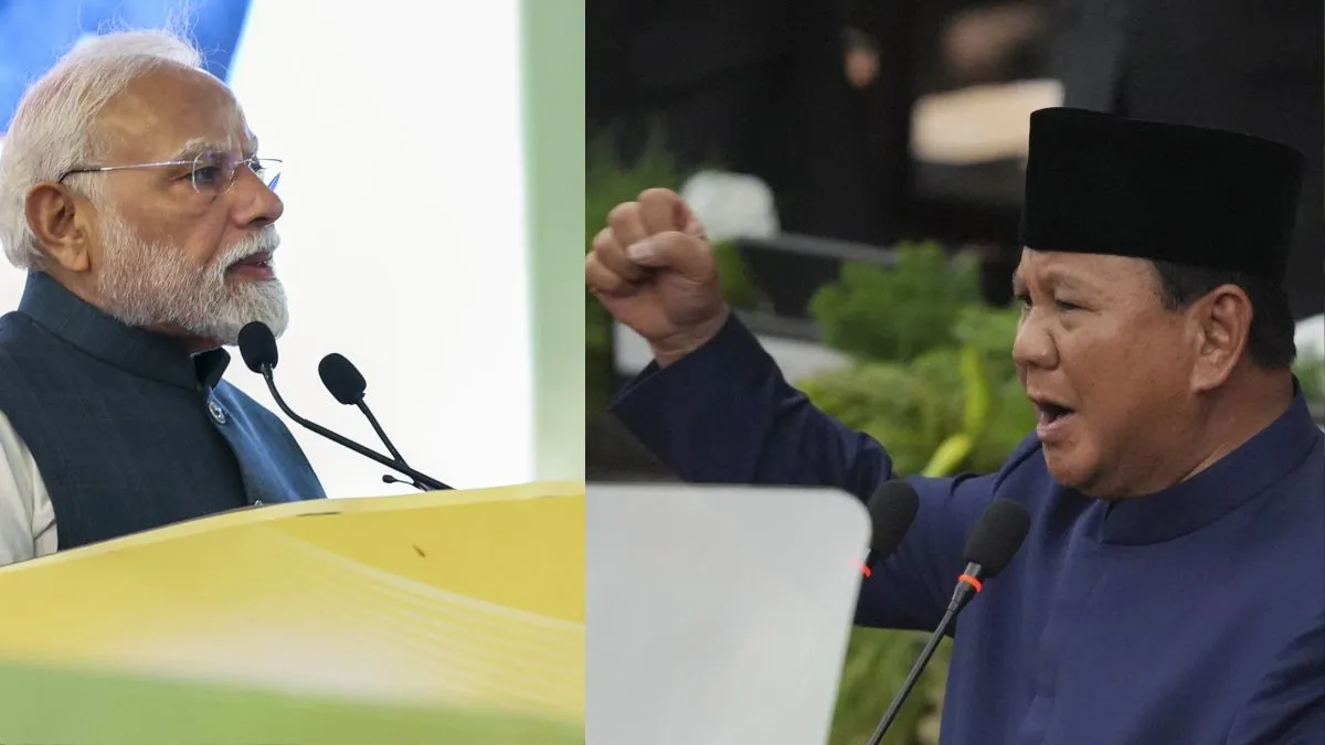 पीएम मोदी और इंडोनेशिया के राष्ट्रपति प्रबोवो सुबियांतो।