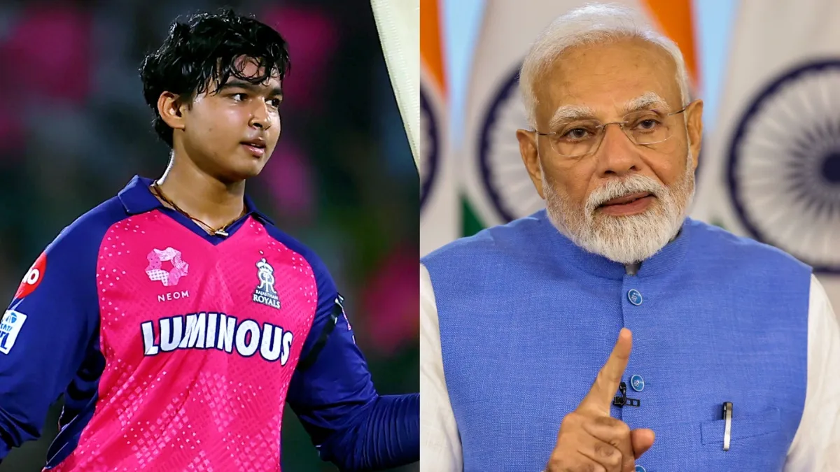 pm narendra modi and vaibhav suryavanshi