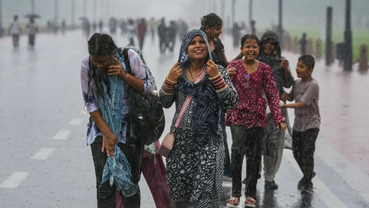 Delhi rain