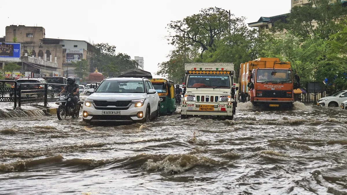 jaipur rainfall