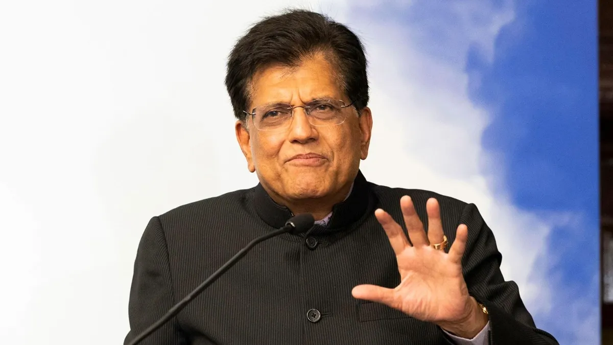 वाणिज्य एवं उद्योग मंत्री पीयूष गोयल।