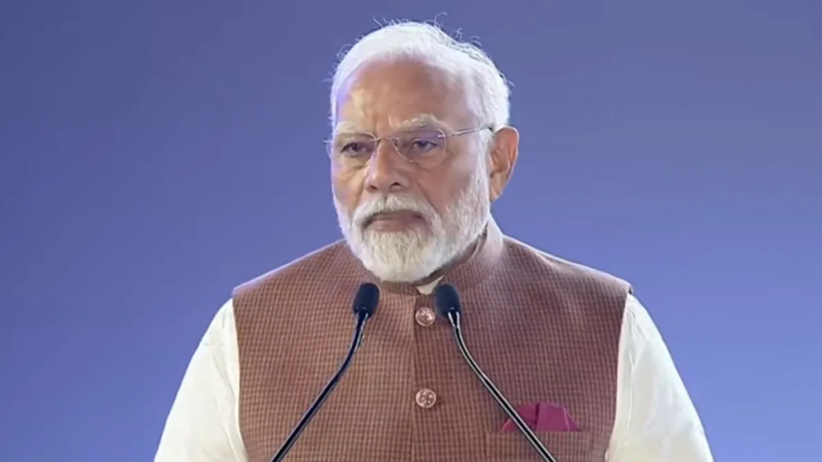 नई दिल्ली में 2 जून को आईएटीए की एजीएम को संबोधित करते हुए प्रधानमंत्री नरेन्द्र मोदी।- India TV Hindi