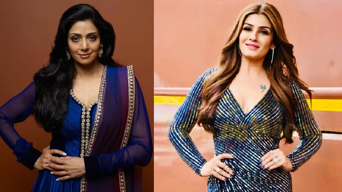 Sridevi And Raveena Tandon