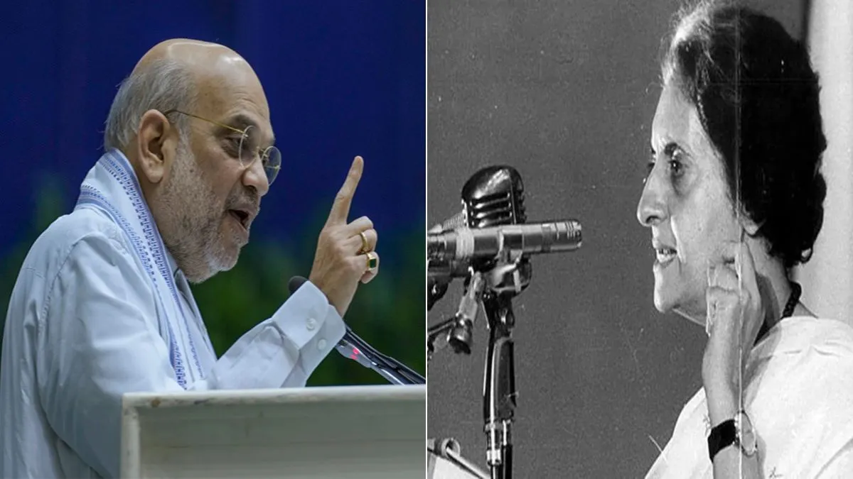 amit shah indira gandhi