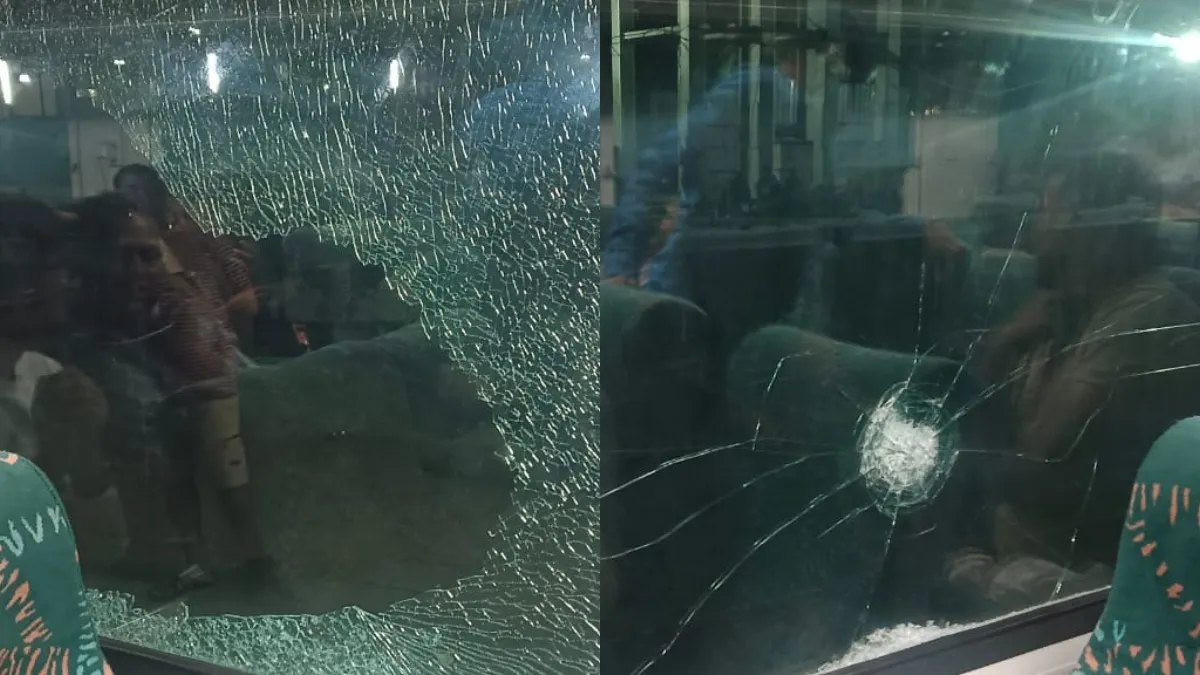  शताब्दी एक्सप्रेस पर हुआ पथराव- India TV Hindi