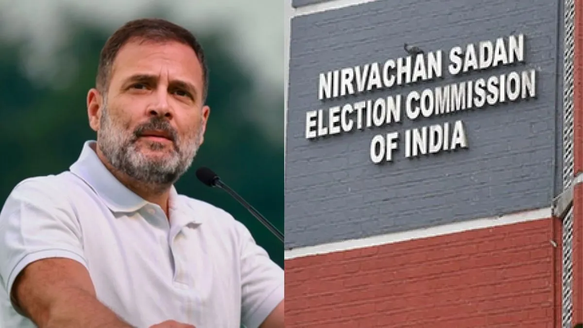 राहुल गांधी के आरोपों पर चुनाव आयोग ने दिया जवाब।