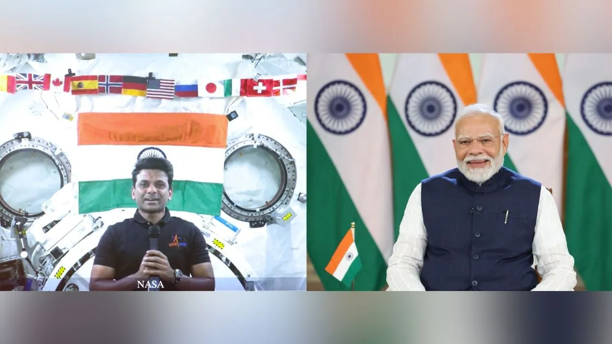 एस्ट्रोनॉट शुभांशु शुक्ला से PM मोदी ने की बात।- India TV Hindi