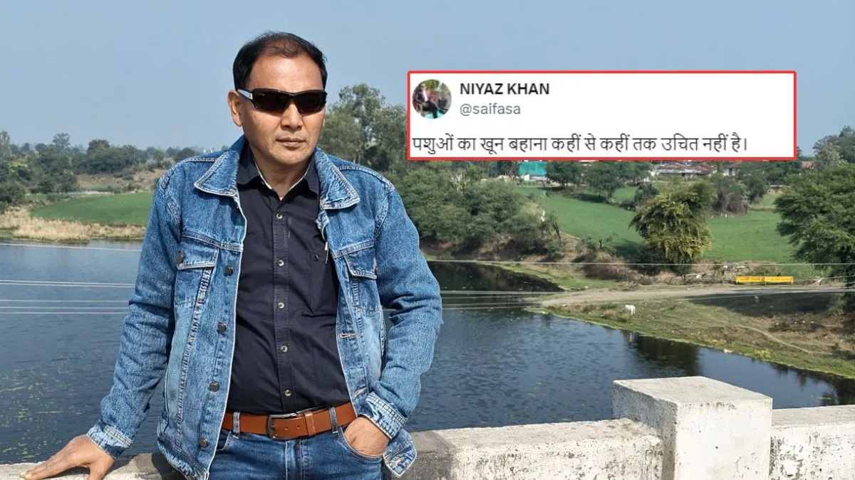 नियाज खान ने एक्स पर की पोस्ट।- India TV Hindi