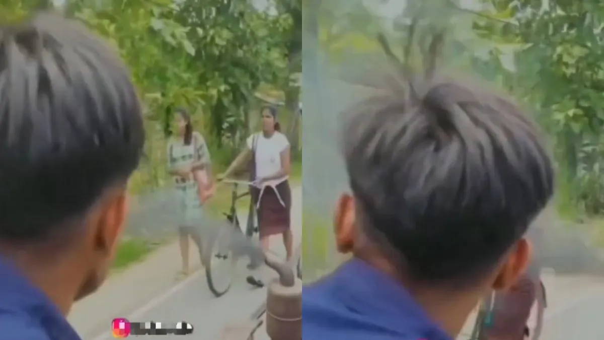 वायरल वीडियो का स्क्रीनशॉट- India TV Hindi