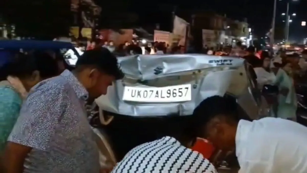डोईवाला में 8 गाड़ियां आपस में टकराई