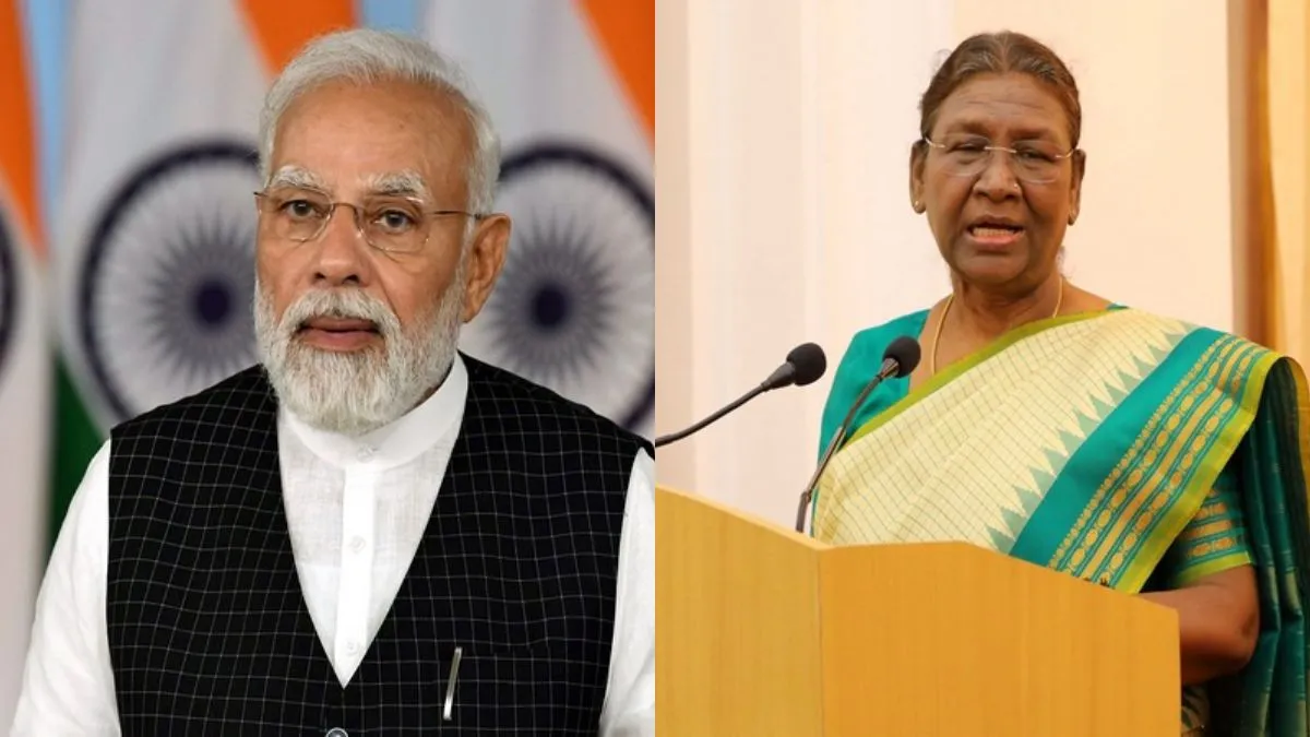 पीएम मोदी और राष्ट्रपति द्रौपदी मुर्मू