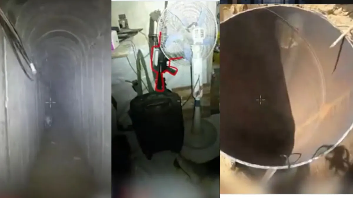 गाजा में मिली हमास की सुरंग।- India TV Hindi